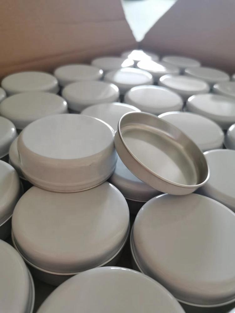 50g Cream Container And Packaging Metal aluminum Box Tin Can Aluminum Cosmetic Jar With Screw Top