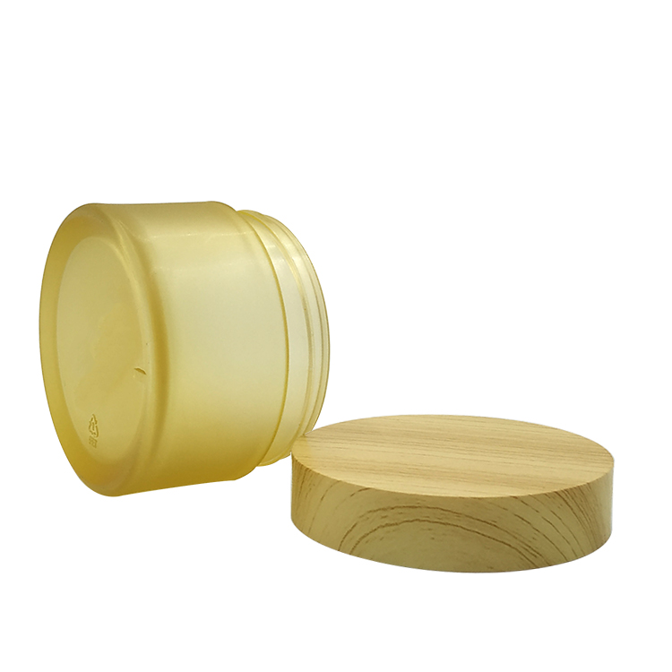 50g Eco Friendly Round Empty Bamboo Cream Plastic Jar Sleeping Cream Jar Body Cream Jar With Bamboo Lid
