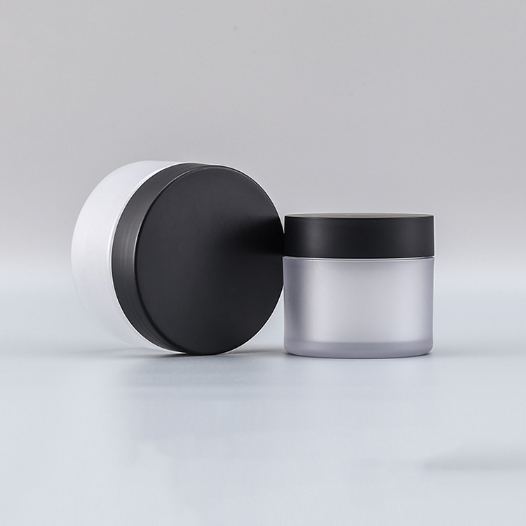50g Empty Plastic Matte PET Cosmetic Container Cream Jar