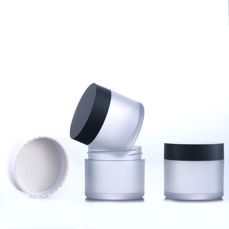 50g Empty Plastic Matte PET Cosmetic Container Cream Jar