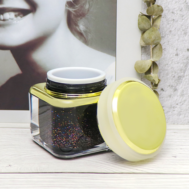 50g Empty plastic acrylic cream jar for cosmetics