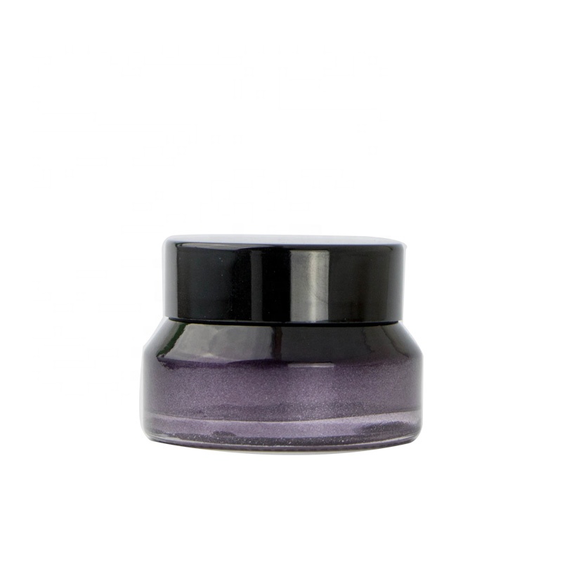 50g Hot selling cosmetic skin care cream frosted gradient color glass container jar