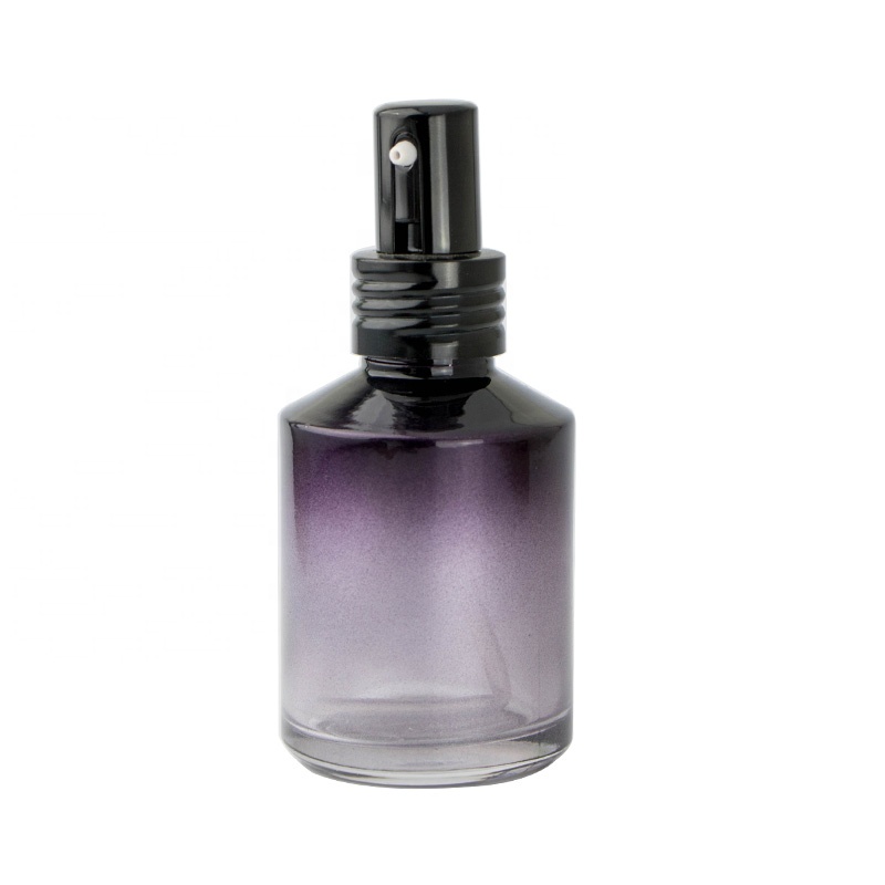 50g Hot selling cosmetic skin care cream frosted gradient color glass container jar