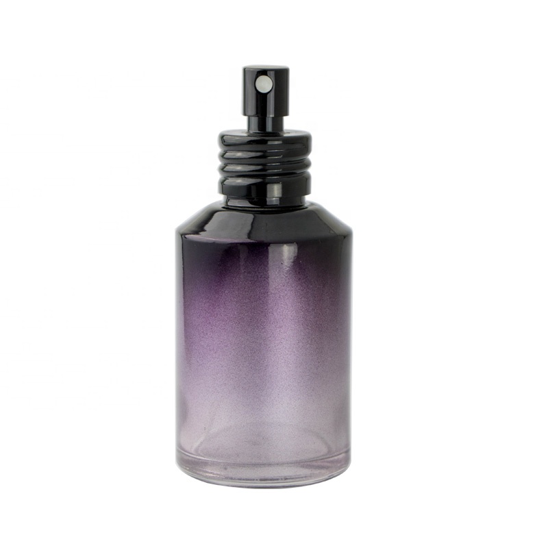 50g Hot selling cosmetic skin care cream frosted gradient color glass container jar