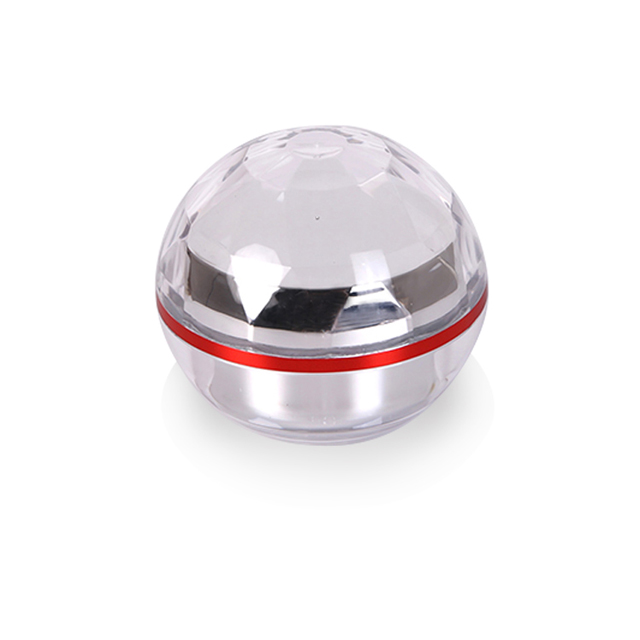 50g Luxury round ball shape plastic jar Customized cream packaging