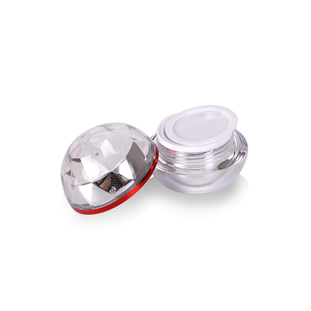 50g Luxury round ball shape plastic jar Customized cream packaging