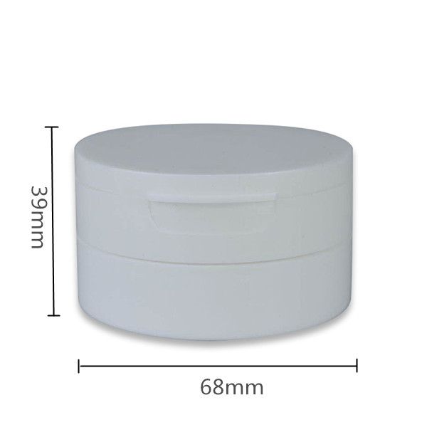 50g Plastic PP Tooth powder box, 50g loose powder jar, cosmetic cream container