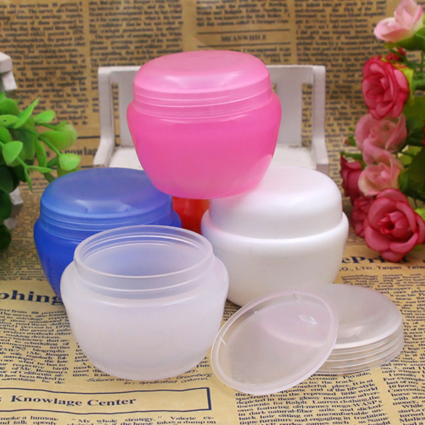 50g Plastic PP jar container with plastic lid cap,facial cream jar,Mushroom sample bottle