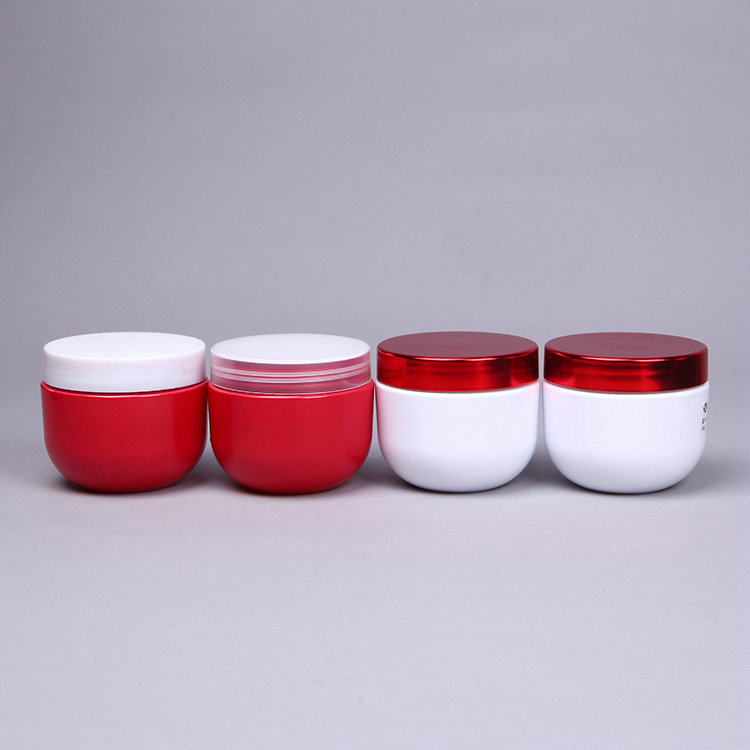 50g Red Bowl Shape Body Cream Plastic Jar Cosmetic