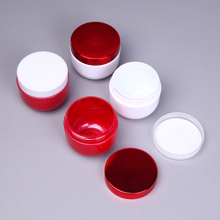 50g Red Bowl Shape Body Cream Plastic Jar Cosmetic