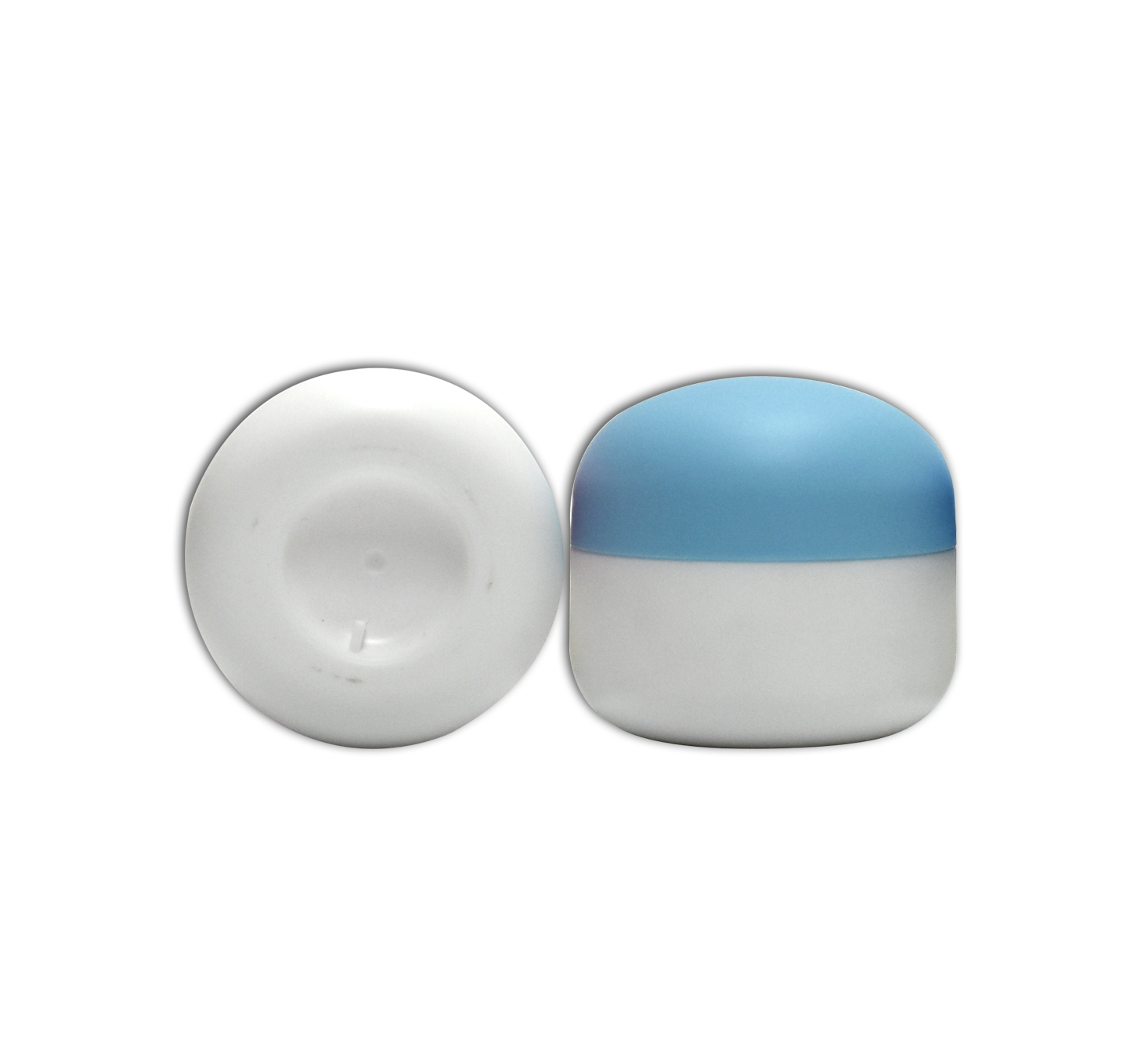 50g Round Shape White PET Cosmetic Skincare Packaging Plastic Containers 50ml