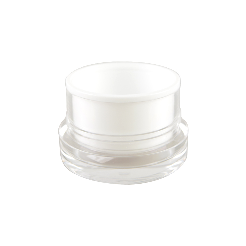 50g Silver PETG eco-friendly material Plastic Skincare Cream Jar Round Shape Cosmetic plastic jar