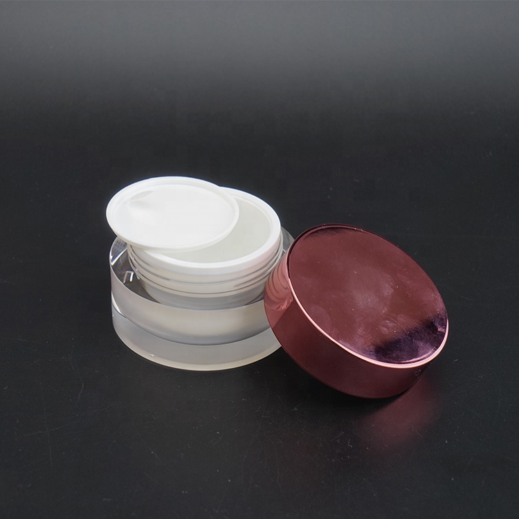 50g Spot sale square acrylic cream jar cosmetic packaging