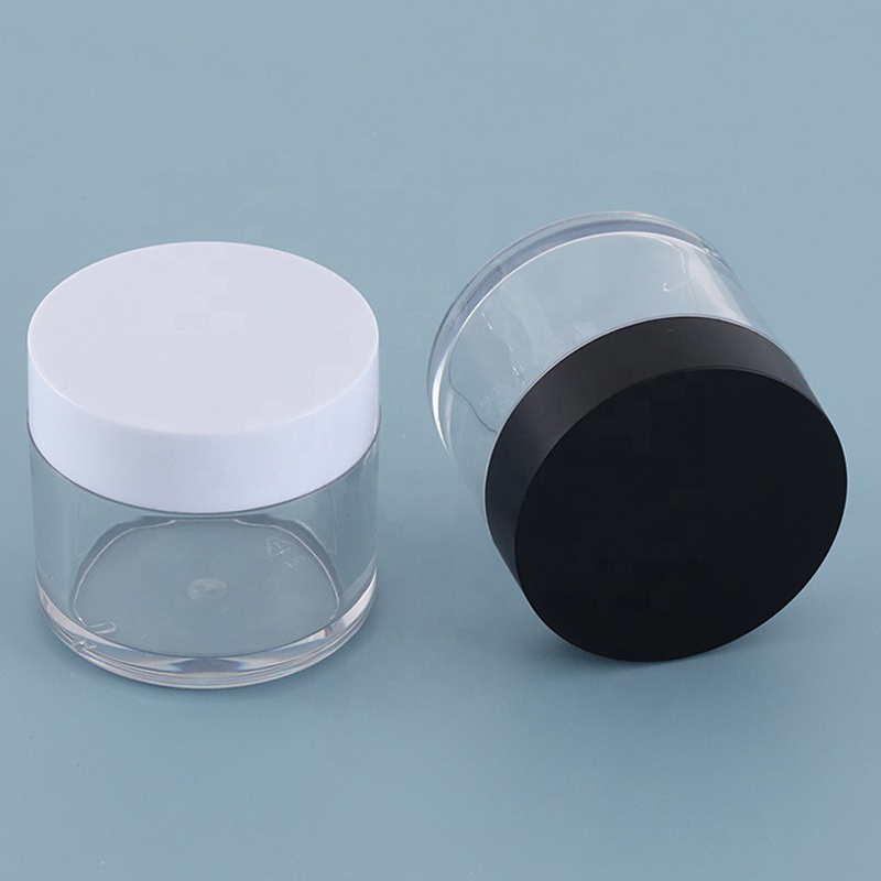 50g Thick Wall PET Empty Face Cream Jar Wholesale Customized Cosmetic Container