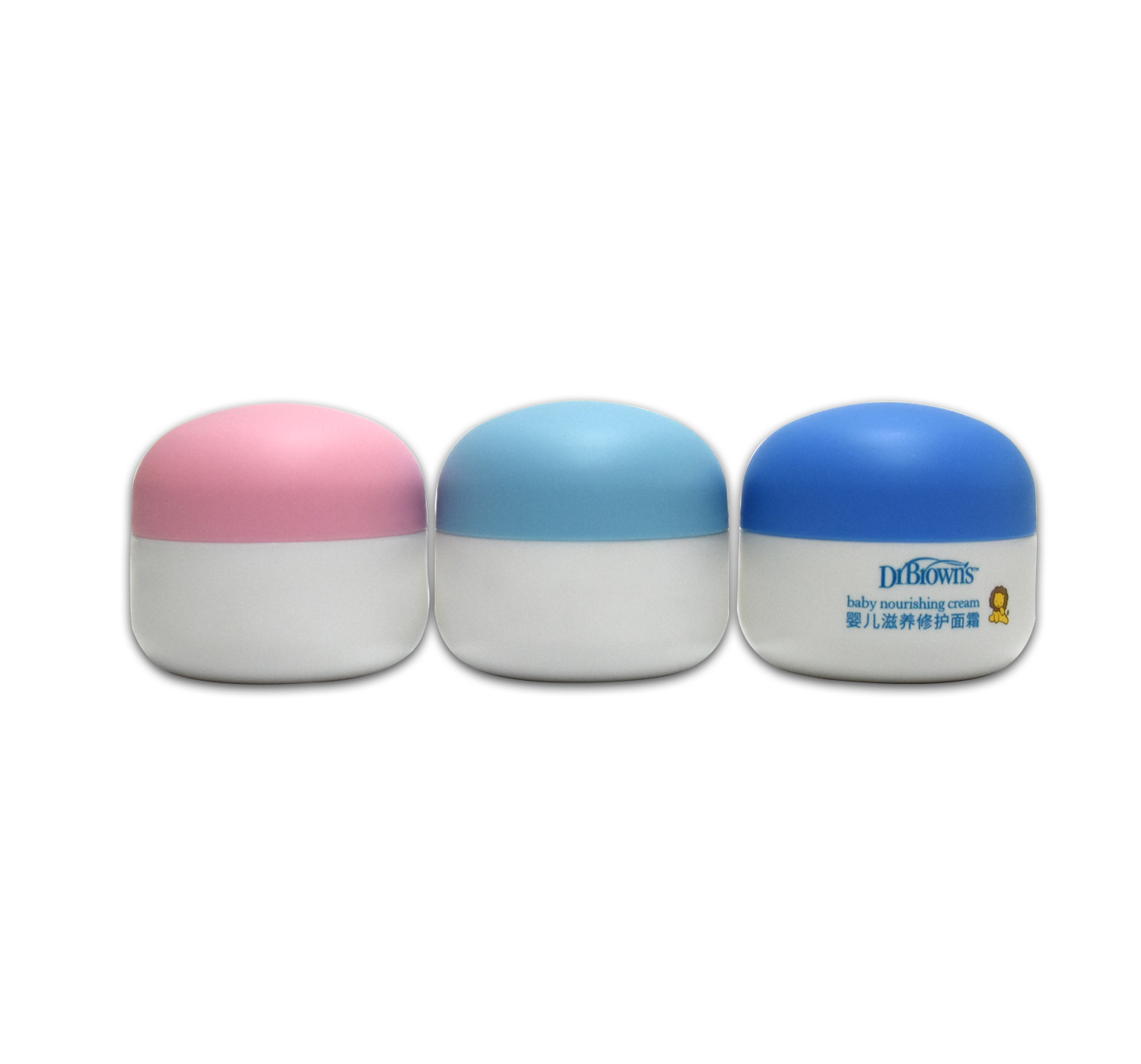 50g White Color Round Thicken PET Plastic Cosmetic Packaging Body Scrub Facial Cream Plastic Jar