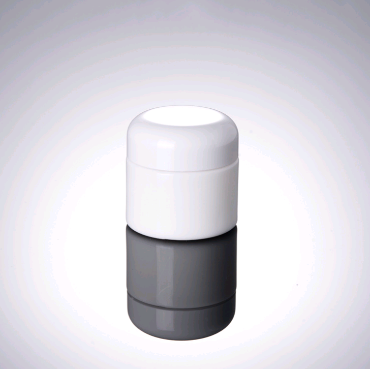 50g White porcelain Empty Cosmetics Glass Cream Jar