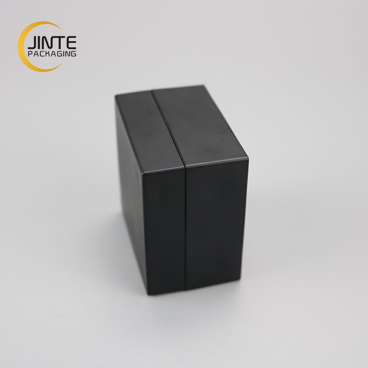 50g Wholesale Matte black Square shape plastic empty cosmetic acrylic jar for loose powder