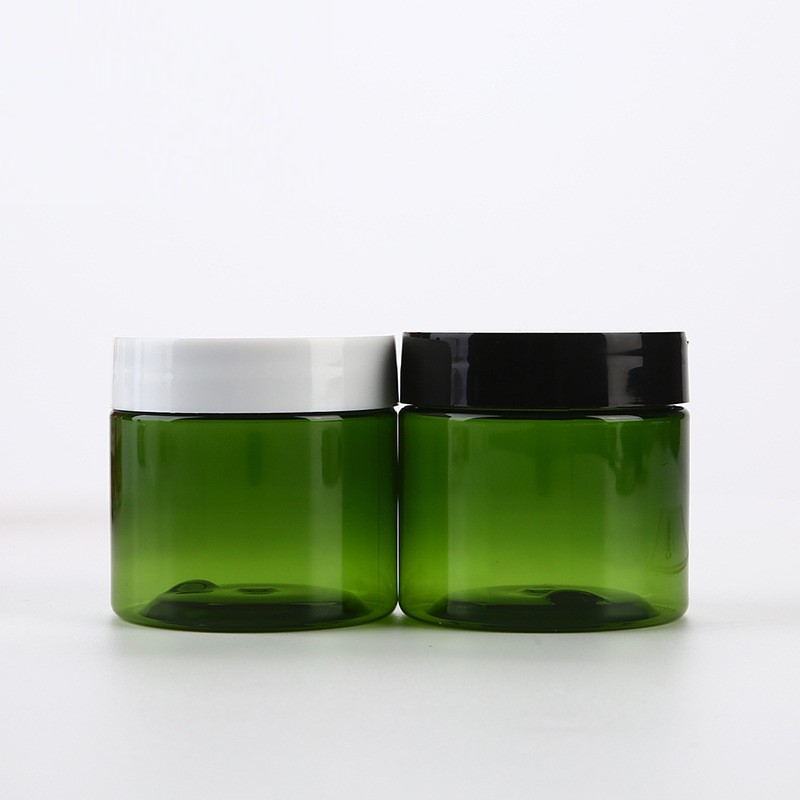 50g Wide mouth empty cosmetic clear plastic eye cream container pet cream jar with pp seal lid