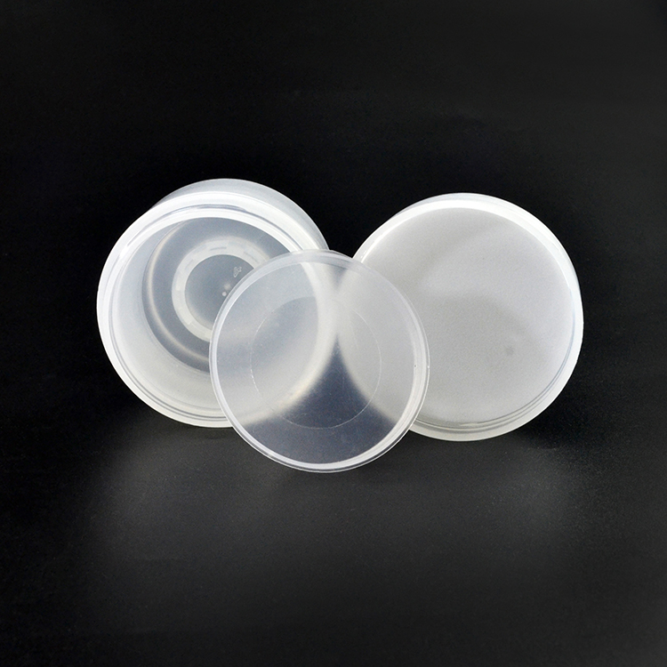50g black double wall lotion face body cream plastic Cosmetic Jar with Screw Cap
