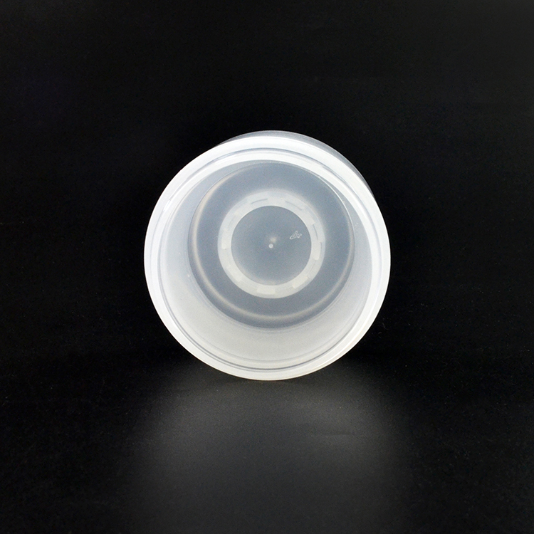 50g black double wall lotion face body cream plastic Cosmetic Jar with Screw Cap