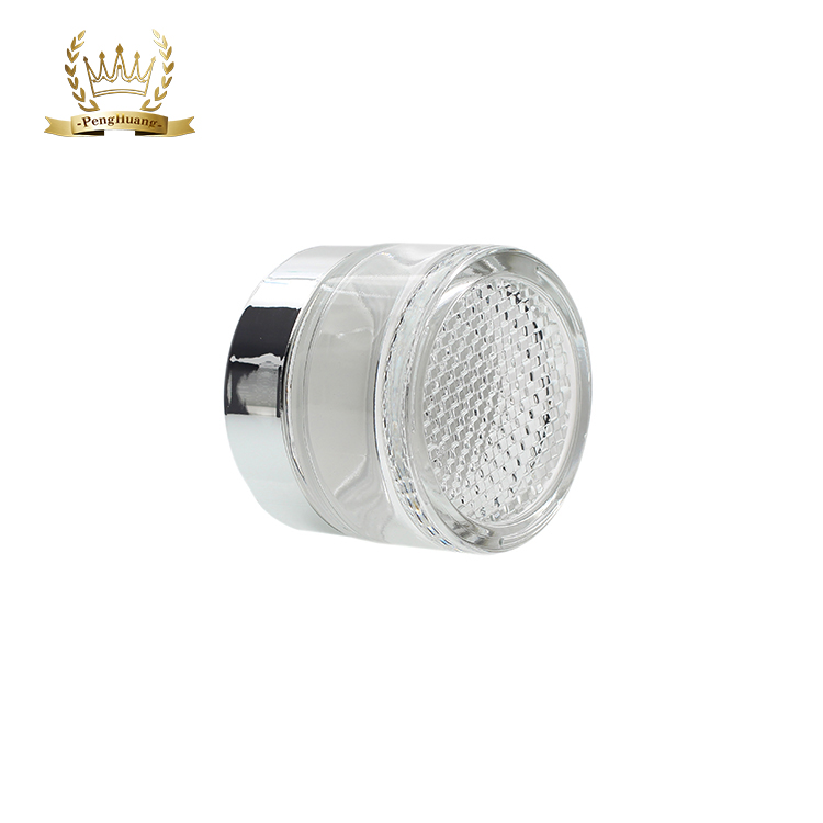 50g clear cosmetic jar with screw cap eye cream jar cosmetic containers glass