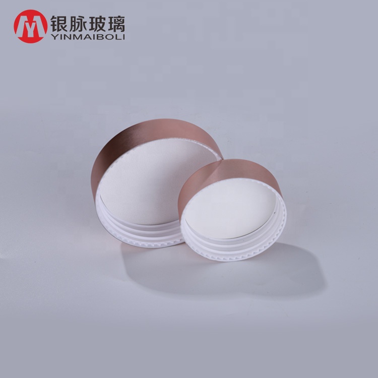 50g clear custom spraying rose gold empty glass face cream container cosmetic jars