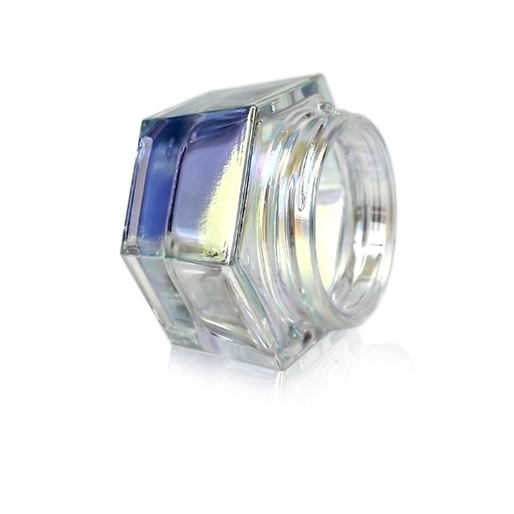 50g clear face cream jar glass jars and bottles for skincare packaging