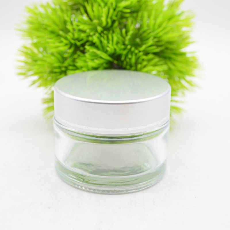 50g cosmetic luxury cream beauty personal care gel polish glass jar  nail gel container for cosmetics