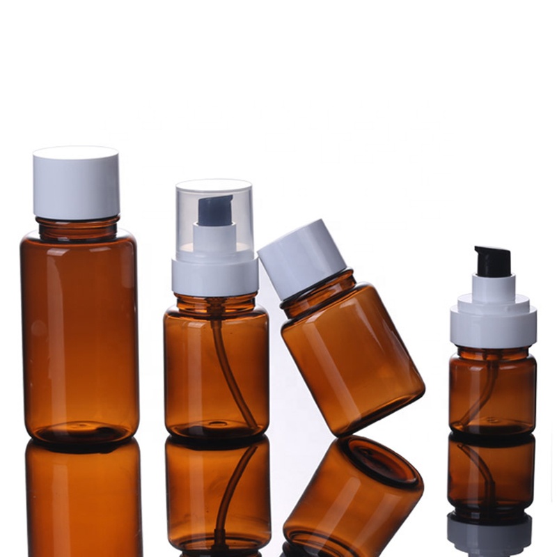 50g custom cream lotion packaging bottles PET empty cosmetic cream jar