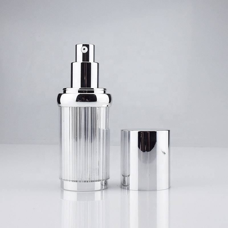 50g custom logo luxury white acrylic makeup lotion bottle container cosmetic cream jar