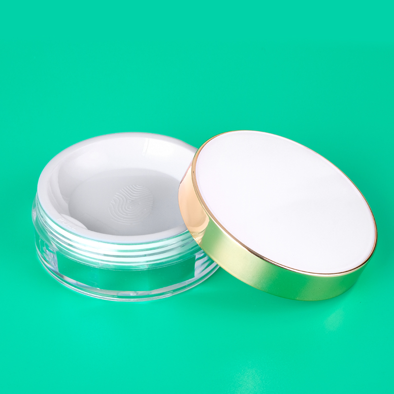 50g empty Diamond clear loose powder case with sifter for face setting powder cosmetic container loose powder container
