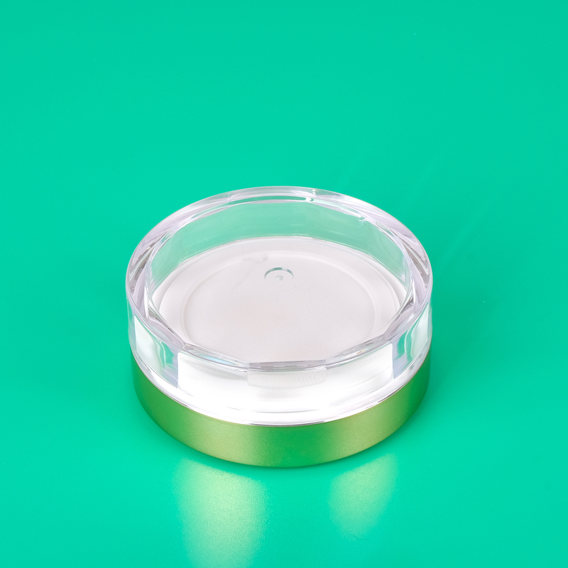 50g empty Diamond clear loose powder case with sifter for face setting powder cosmetic container loose powder container