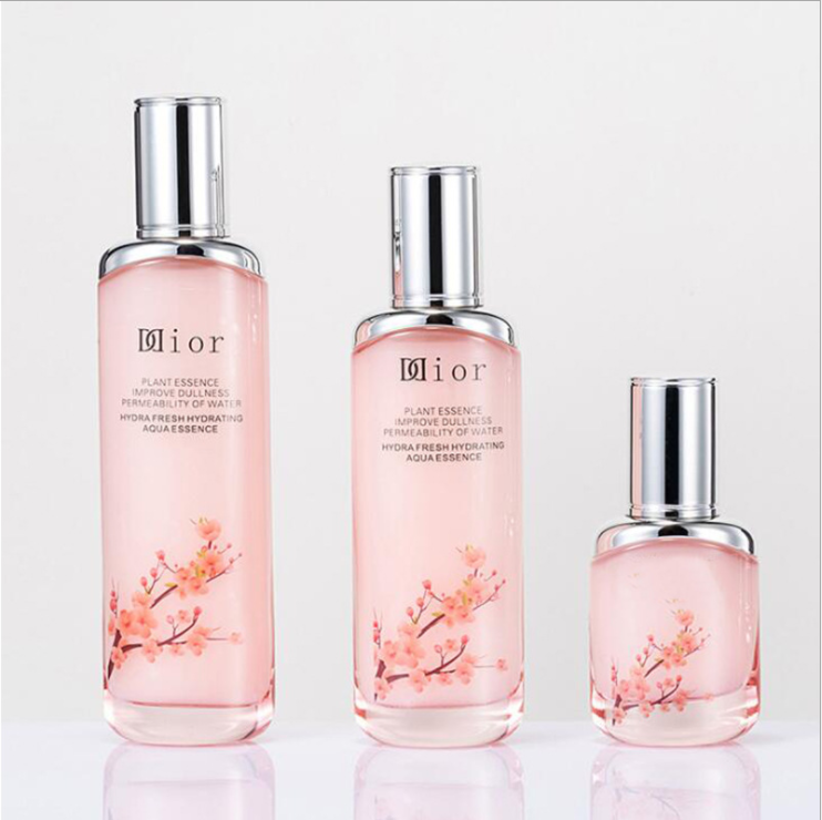 50g face cream Bottle Glass cream container Face cream box Cosmetics sub-bottle skin care products empty bottle foundation liqui