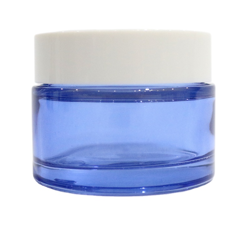 50g face cream jar luxury cosmetic packaging cosmetic glass jar