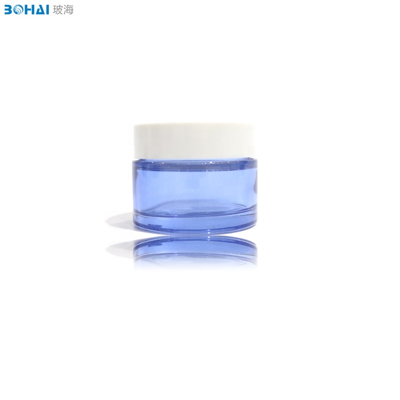 50g face cream jar luxury cosmetic packaging cosmetic glass jar