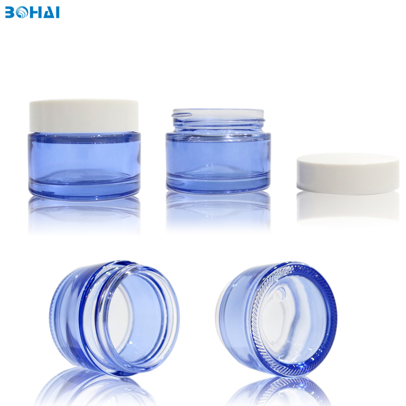 50g face cream jar luxury cosmetic packaging cosmetic glass jar