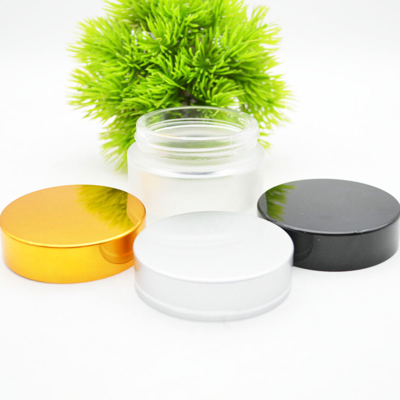 50g frosted round empty face cream jar for Cosmetic packaging