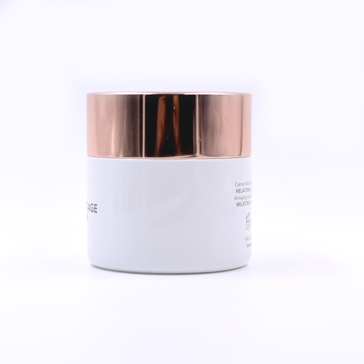 50g high quality Customized 30g 15g white porcelain cosmetic glass jar factory