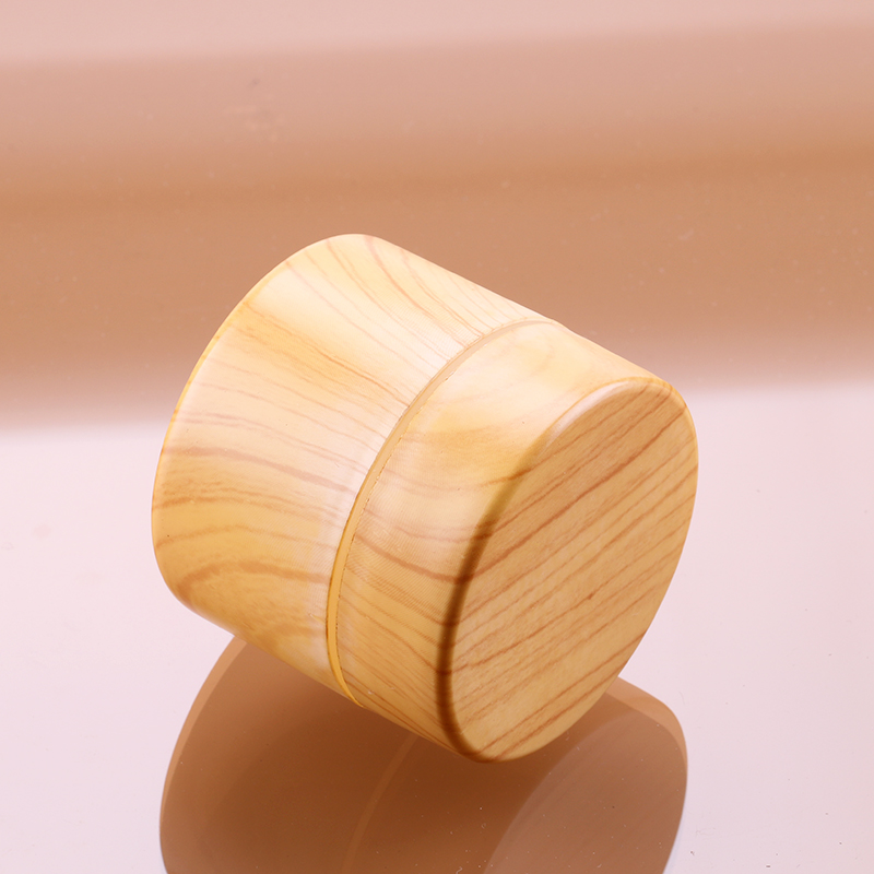 50g high quality cosmetic bamboo cream jar for skin care small round plastic pot for color gel
