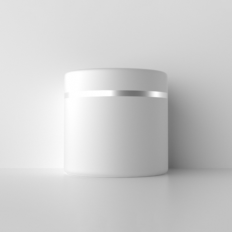 50g luxury white PP frosted cream jar cosmetic