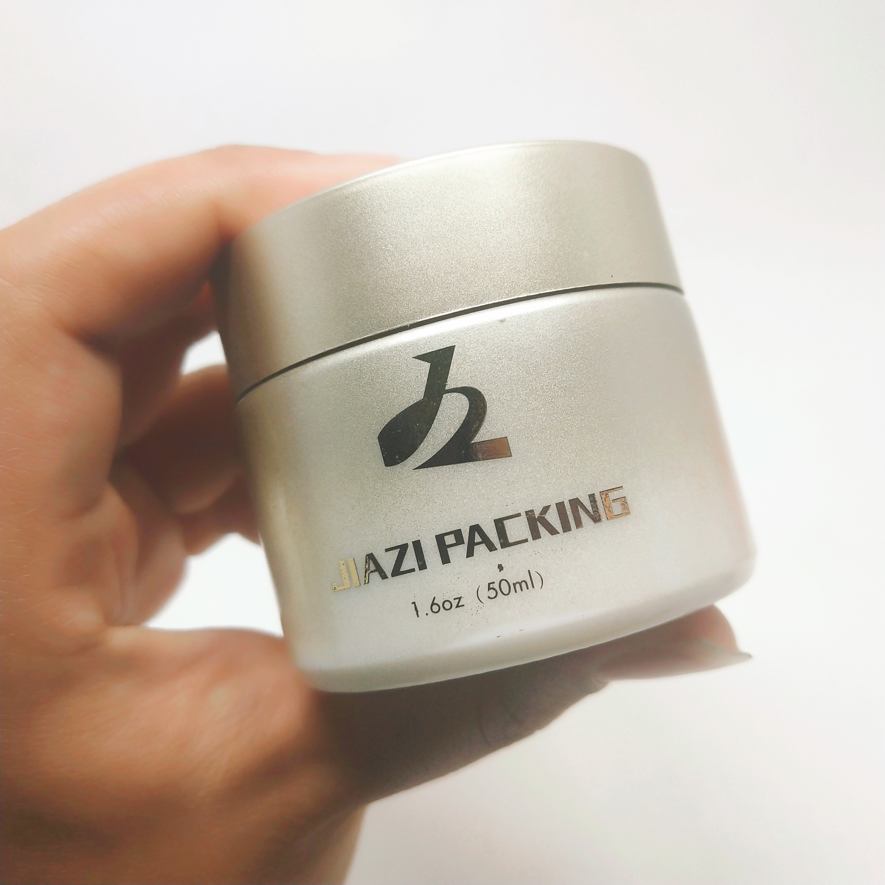 50g matte pink cosmetic packaging ceramic cream jar