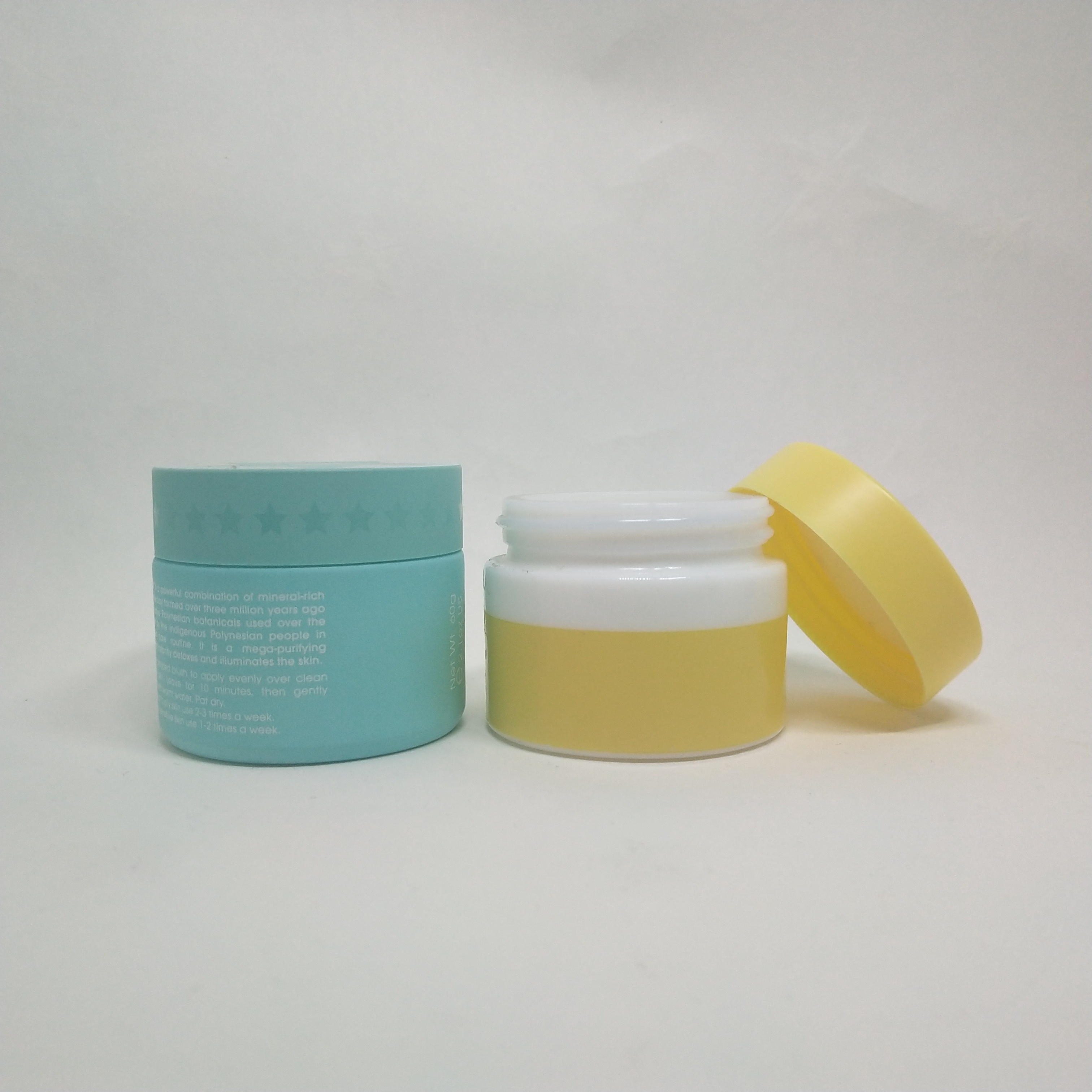 50g matte pink cosmetic packaging ceramic cream jar