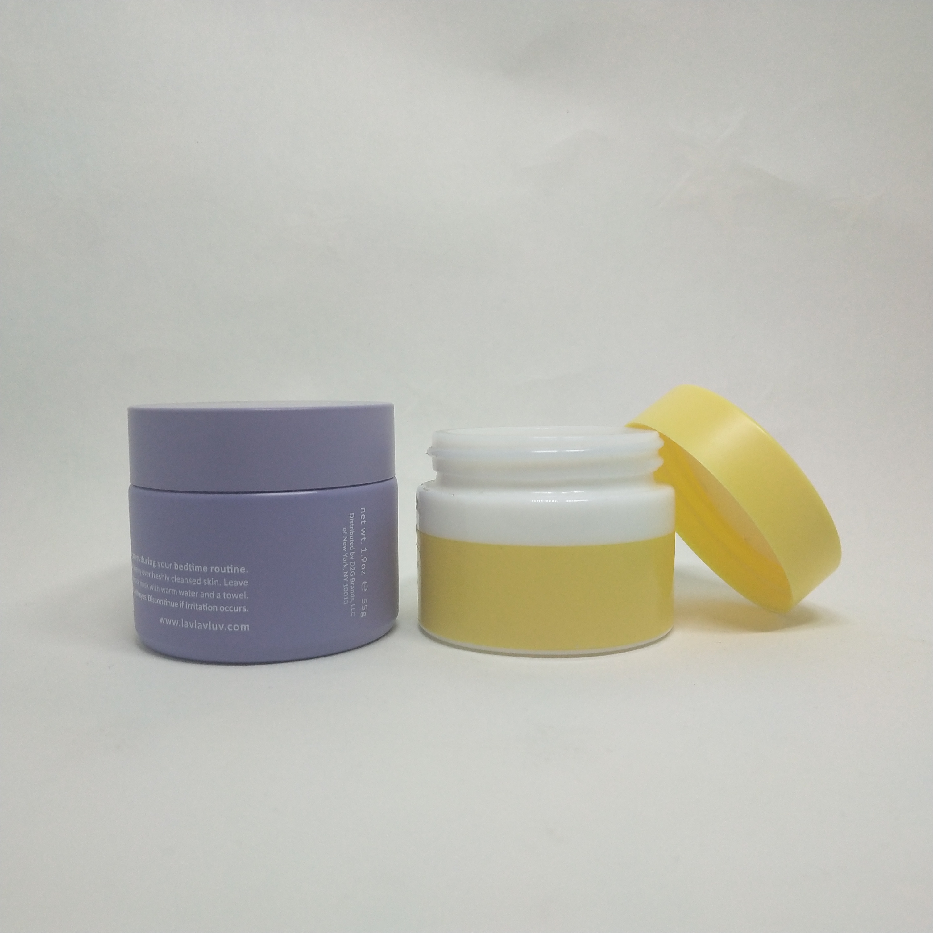 50g matte pink cosmetic packaging ceramic cream jar