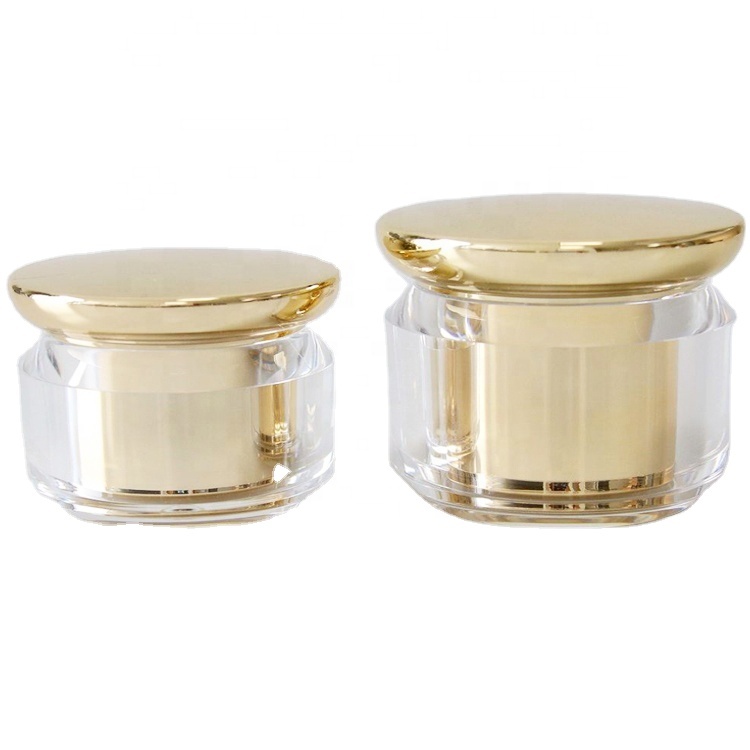 50g mushroom shape acrylic cosmetic cream jar