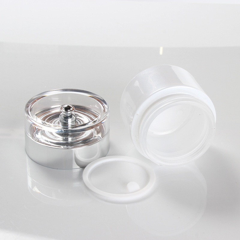 50g new cosmetics pearl white cream glass jar mask skin care packaging container