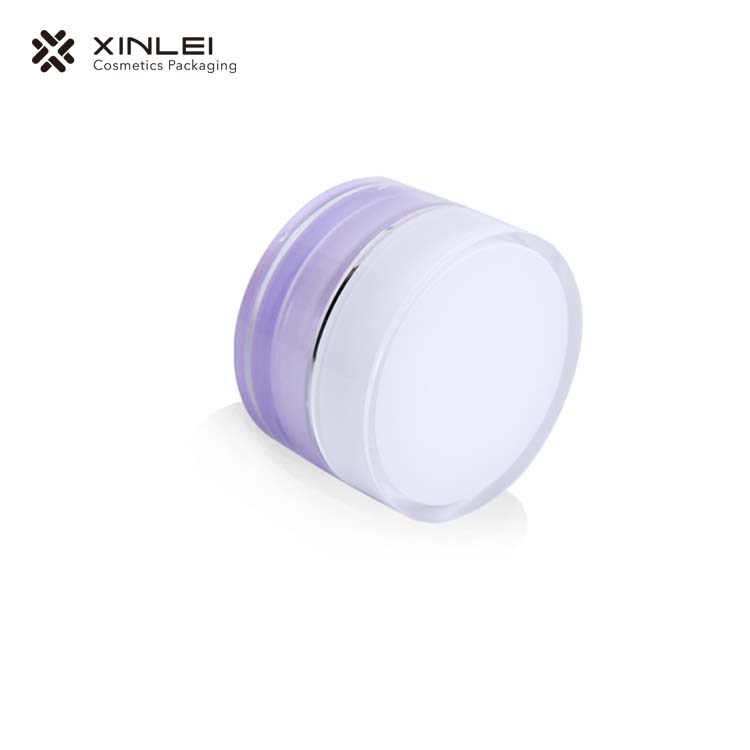 50g plastic cosmetic jars for scrubs face cream jar