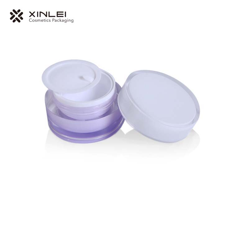50g plastic cosmetic jars for scrubs face cream jar