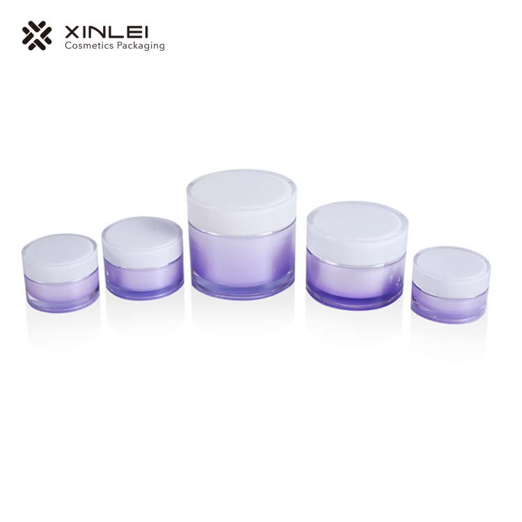 50g plastic cosmetic jars for scrubs face cream jar