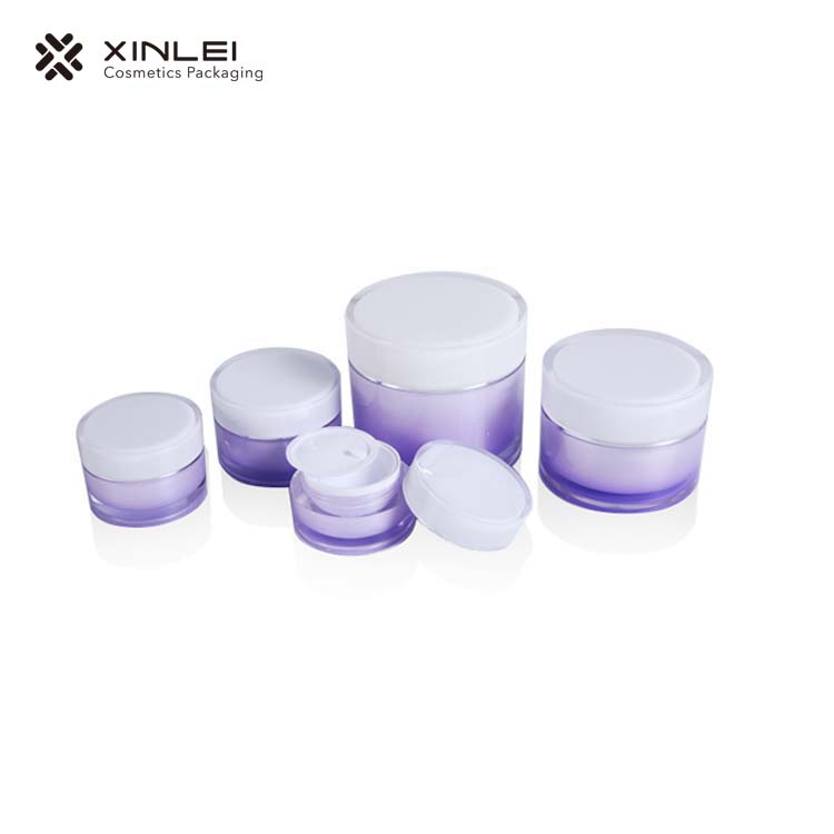 50g plastic cosmetic jars for scrubs face cream jar