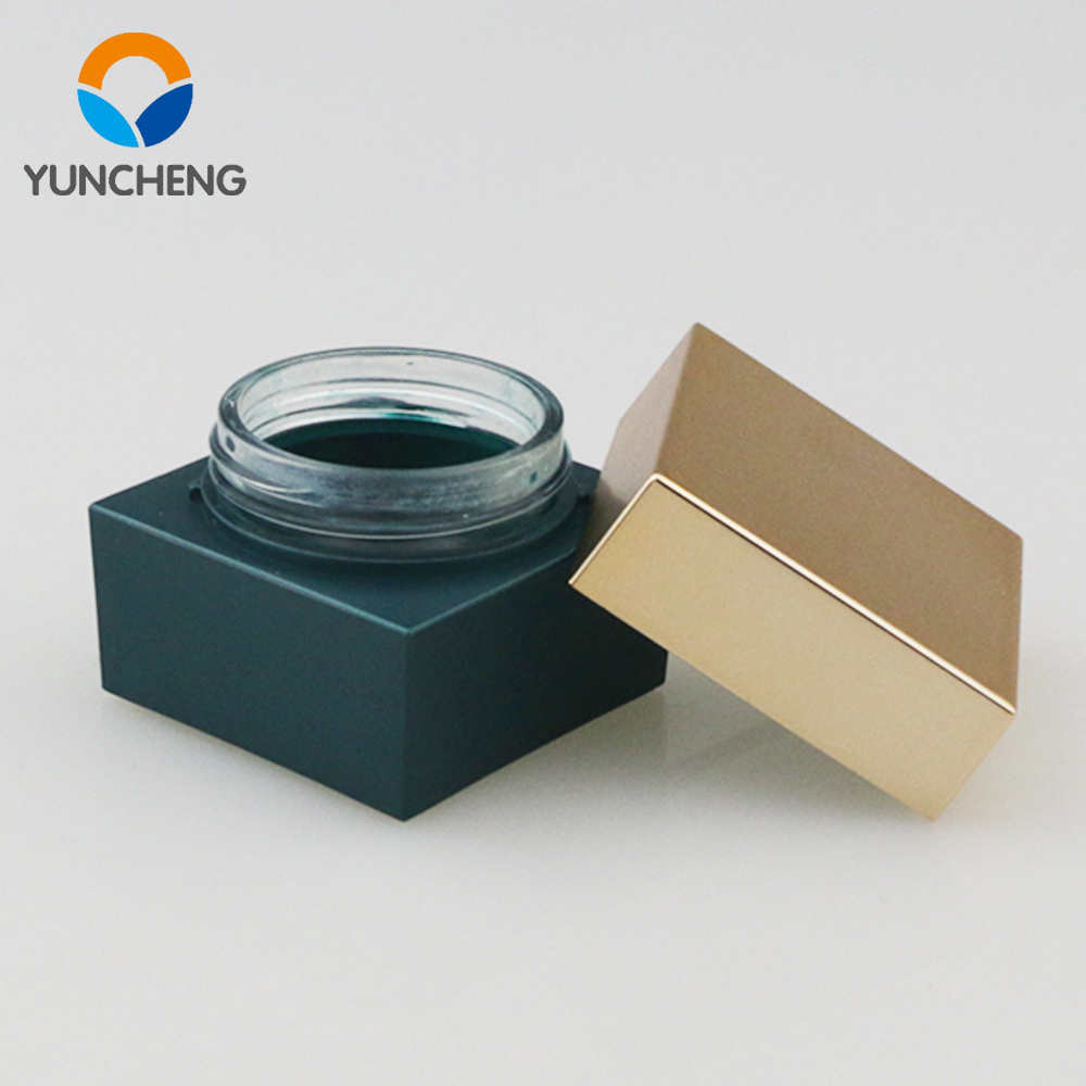 50g plastic empty packaging matte white cosmetic jar face cream container
